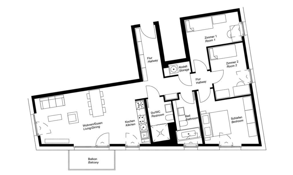 4 zimmer duett 86
